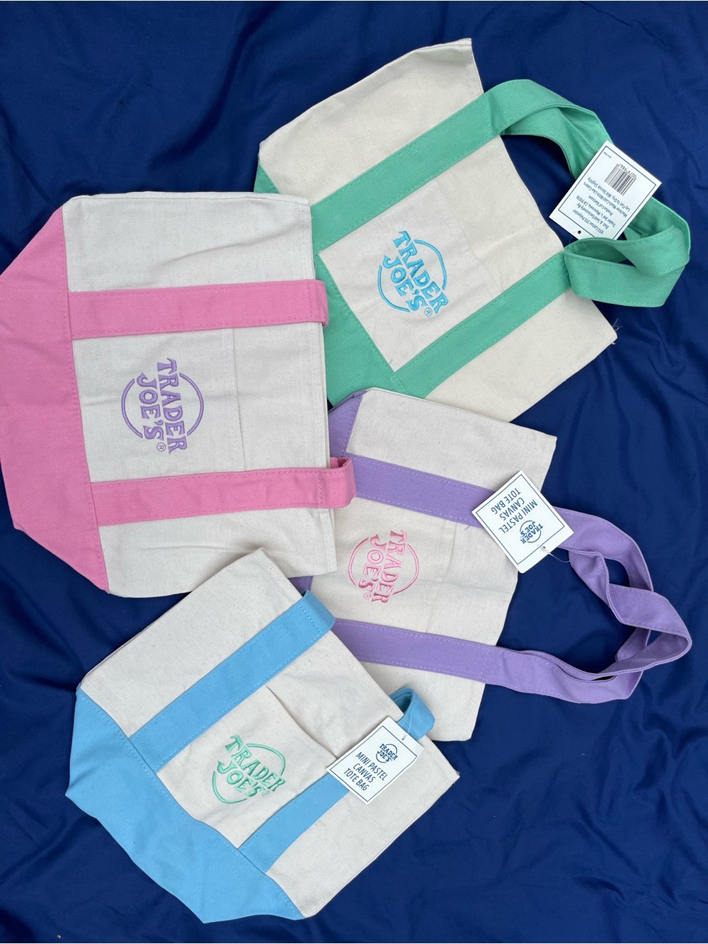 Trader Joe’s mini tote bags- New